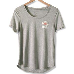 Grayson Threads graphic t-shirt womens size Large scoop neck grey Sunshine